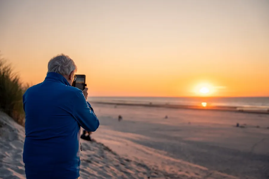 Zon zee strand Camping Ameland