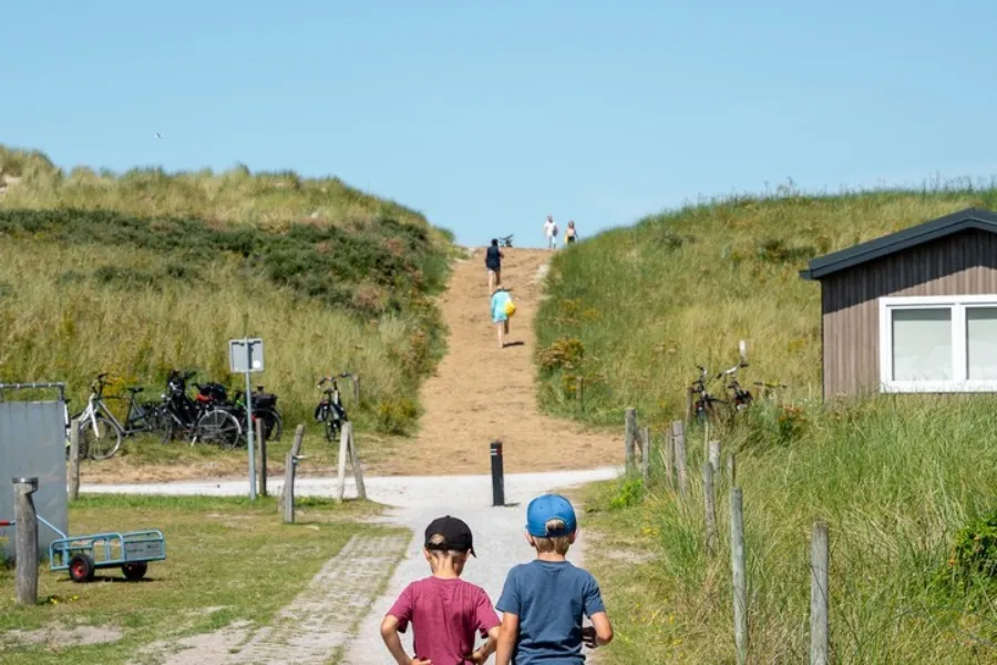 Kinderen ameland strand Duinoord